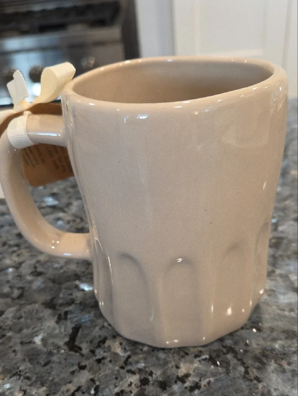 Rae Dunn COFFEE Mug in Taupe Ceramic